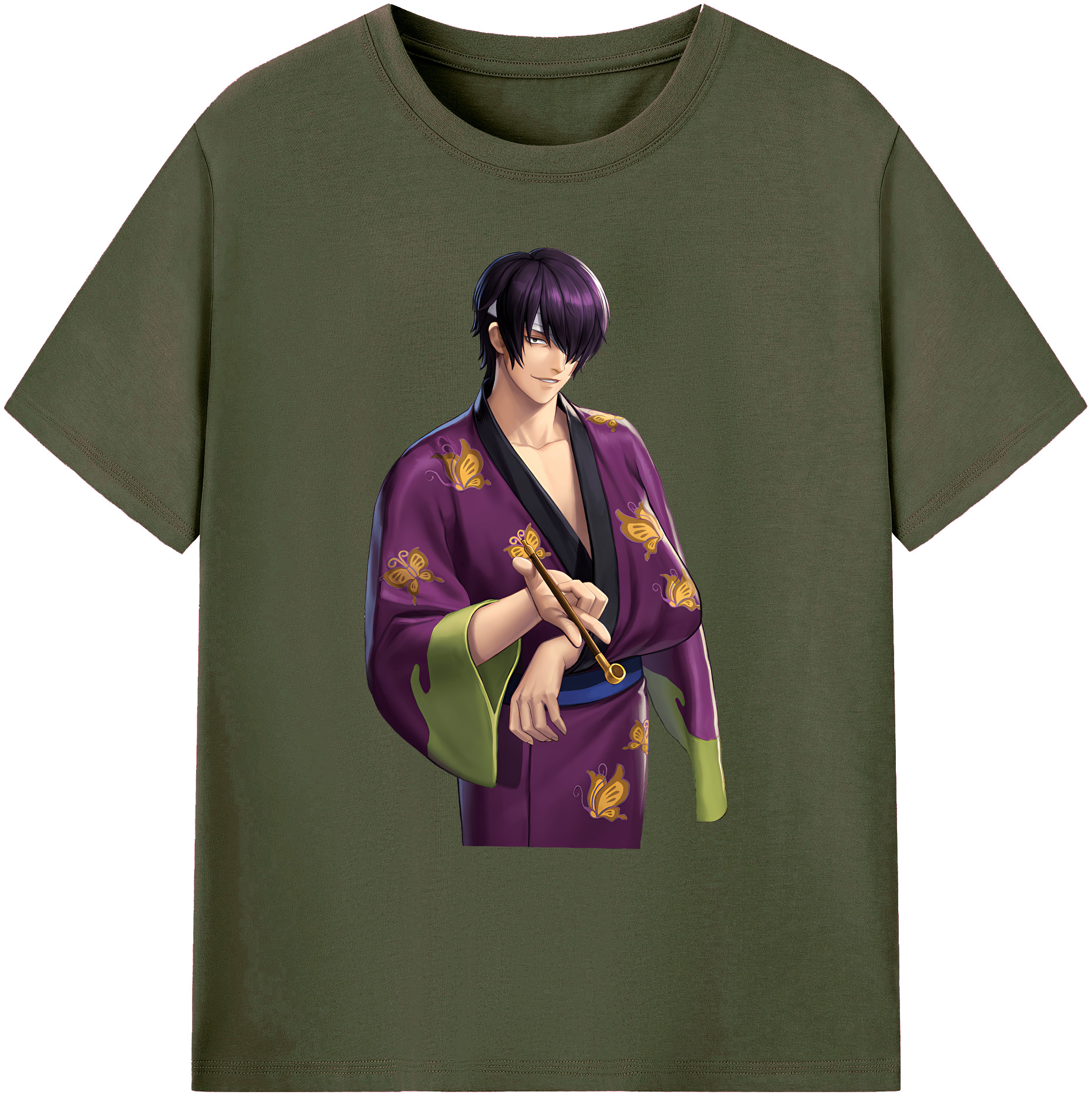 （画像用） ぎんたま 坂田銀時（さかたぎんとき） 神楽 志村新八（しむら しんぱち） GINTAMA Sakata Gintoki Kagura Shimura Shinpachi 綿100％ メンズ半袖Tシャツ｜肌触りやわらか＆通気性